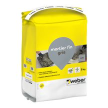 Mortier fin gris sac de 5 kg Réf 11101864