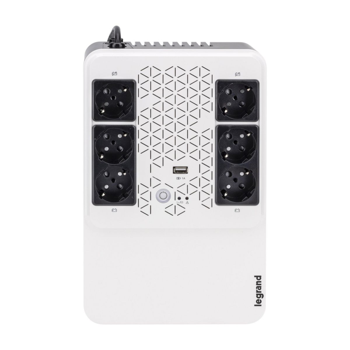 Legrand Onduleur Keor multiplug avec 6 prises de courant 2P+T et disjoncteur intégré 600VA 360W autonomie 10 à 15 minutes Réf.310083