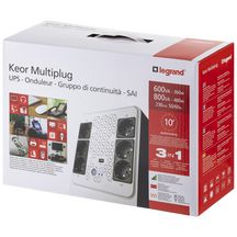 Legrand Onduleur Keor multiplug avec 6 prises de courant 2P+T et disjoncteur intégré 600VA 360W autonomie 10 à 15 minutes Réf.310083