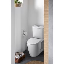 Abattant Duravit D-Neo fermeture lente SoftClose 376x441x43 mm blanc Réf. 0021690000