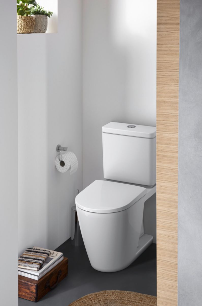 Abattant Duravit D-Neo fermeture lente SoftClose 376x441x43 mm blanc Réf. 0021690000