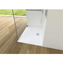 Receveur KINESURF 80 x 120 4 cm AD bonde grand côté blanc Réf. RD1110AD