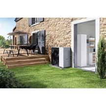 Pompe à chaleur air/eau monobloc inverter (60DC) EXCELLIA M DUO 8 kW monophasée - chauffage et eau chaude sanitaire - réf: 526991