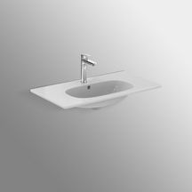 Lavabo TESI plan 83 x 45 cm blanc Réf. T350901