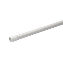 Mureva Tube - conduit rigide tulipé - gris RAL 7035 - longueur 2 m - diamètre externe 20 mm - diamètre interne 16,9 mm - section 224 mm² - résistance 750 N - PVC - GT 3321 Réf. IMT50520