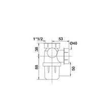 Siphon d'évier plastique non réglable sortie JA D50 Réf 75000000105