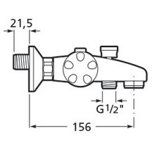 Mitigeur thermostatique Polo bain douche c3 réf. WM3120T3ZC0C300