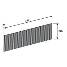 Façade 1 tiroir pour meuble sous-vasque EVERY DAY Alterna 80 cm bois rainuré