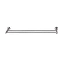 Porte-serviette double barre, 600 mm, inox poli réf. 60352