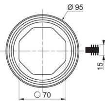 Joint mousse Altech noir cuvette/réservoir M32