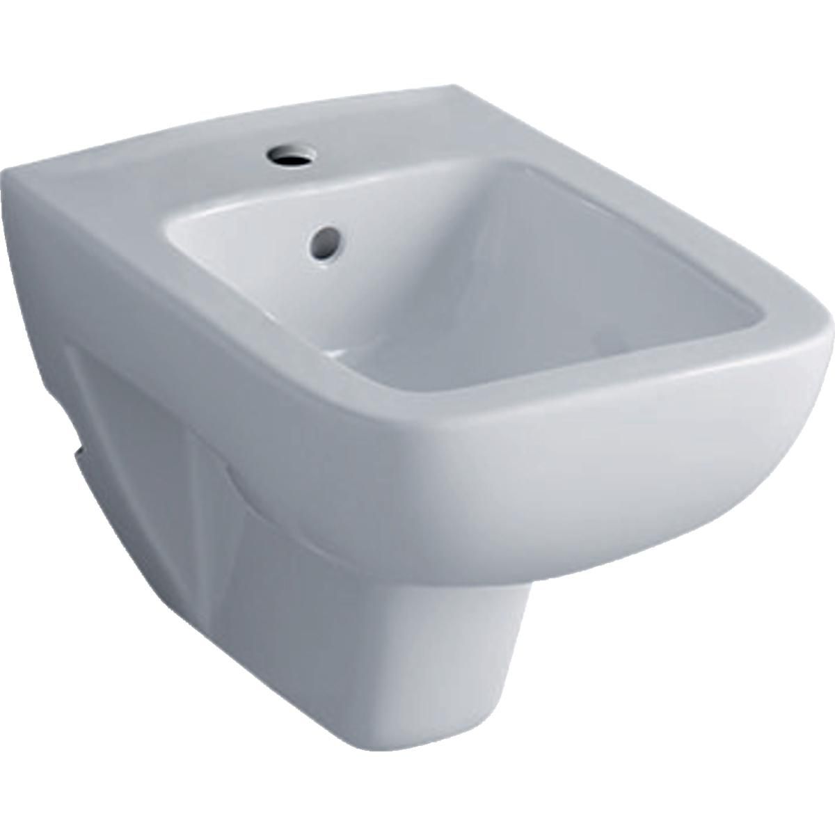 Bidet suspendu Renova Plan - 54 cm - trop-plein visible - blanc Réf. 232150000