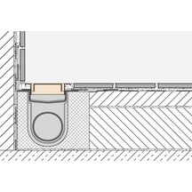 Cadre et grille évacuation douche à l'italienne KERDI-LINE-A 80 cm