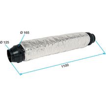 Liaison acoustique pour extraction cuisine - diamètre 125 mm - Pemet une atténuation acoustique sur la branche cuisine de votre installation 11026002