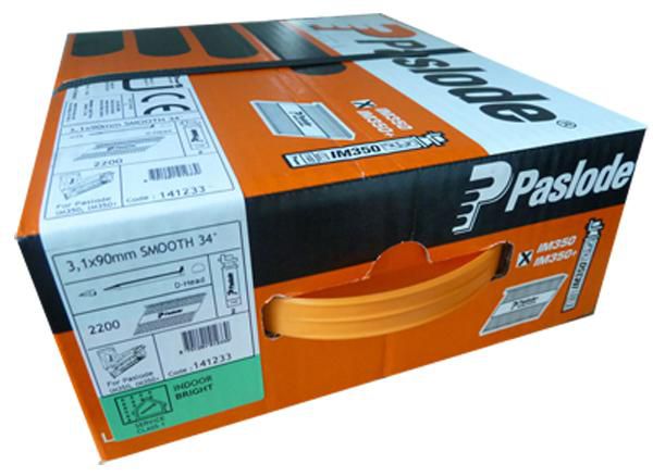 Pack clou 2,8x63 cranté + gaz IM350 pack de 3300 réf. 141208