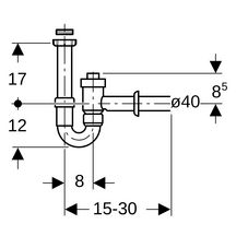 Siphon à occlusion Réf 152.860.11.1