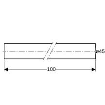 Tube polyéthylène D45 longueur 1 mètre Réf 152.170.16.1