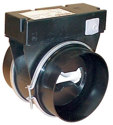 RMA registre circulaire - plastique M1 - motorisé 230V - D125 - bi-débit (débit de base 60 m³/h - débit max avec un MR) - entre 50 et 250Pa - 0°/50°C   11016469