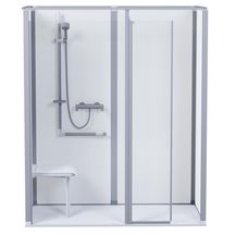 Cabine de douche en niche level best sp version droite 1400x800mm blanc Réf. 1480LBRAWH