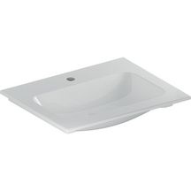 Lavabo slim Geberit iCon 60 cm sans trop plein et avec trou de robinetterie