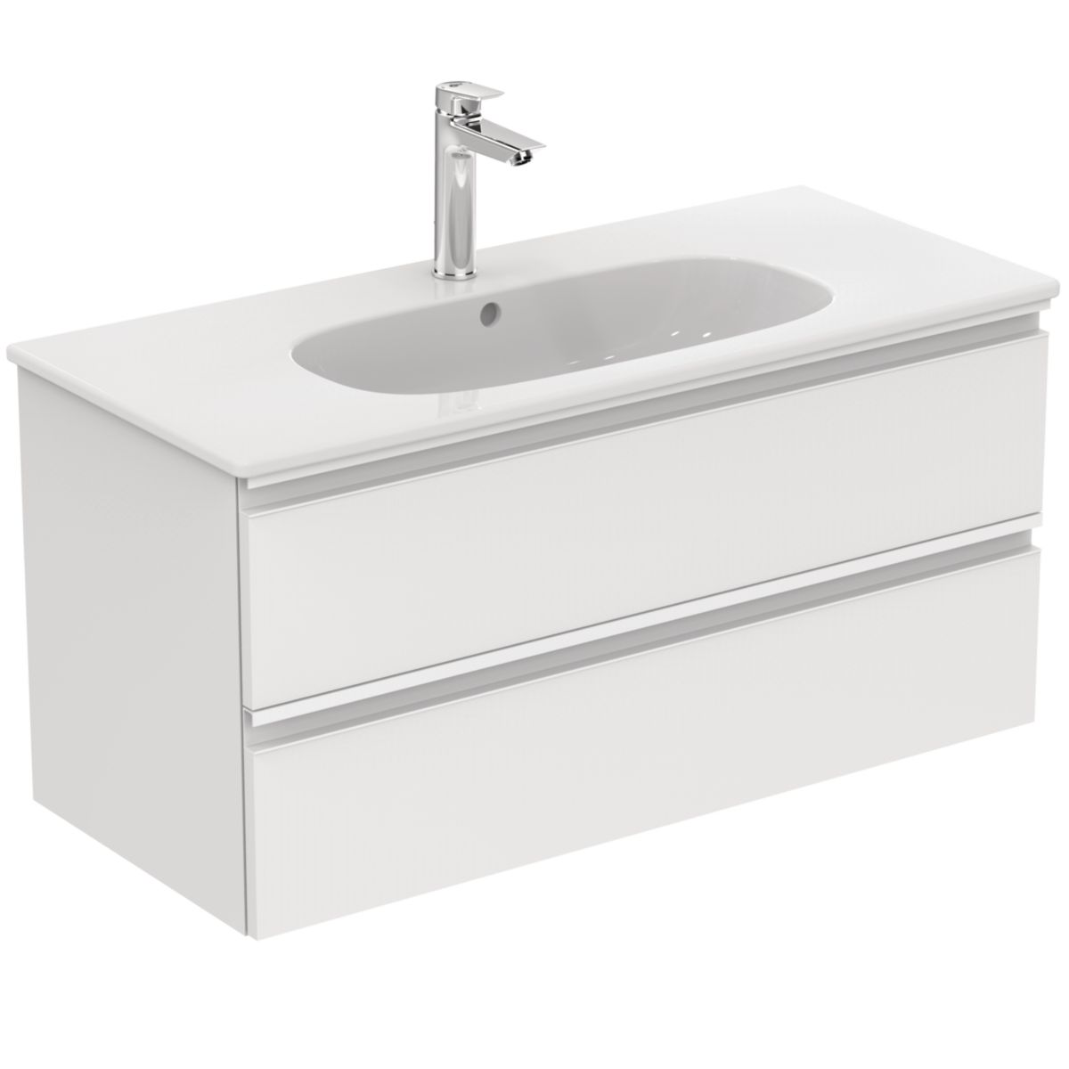 Lavabo TESI plan 103 x 45 cm blanc Réf. T350801