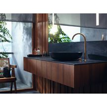 AXOR One Mitigeur de lavabo 2 trous Select 250, bonde Push-Open, Bronze brossé