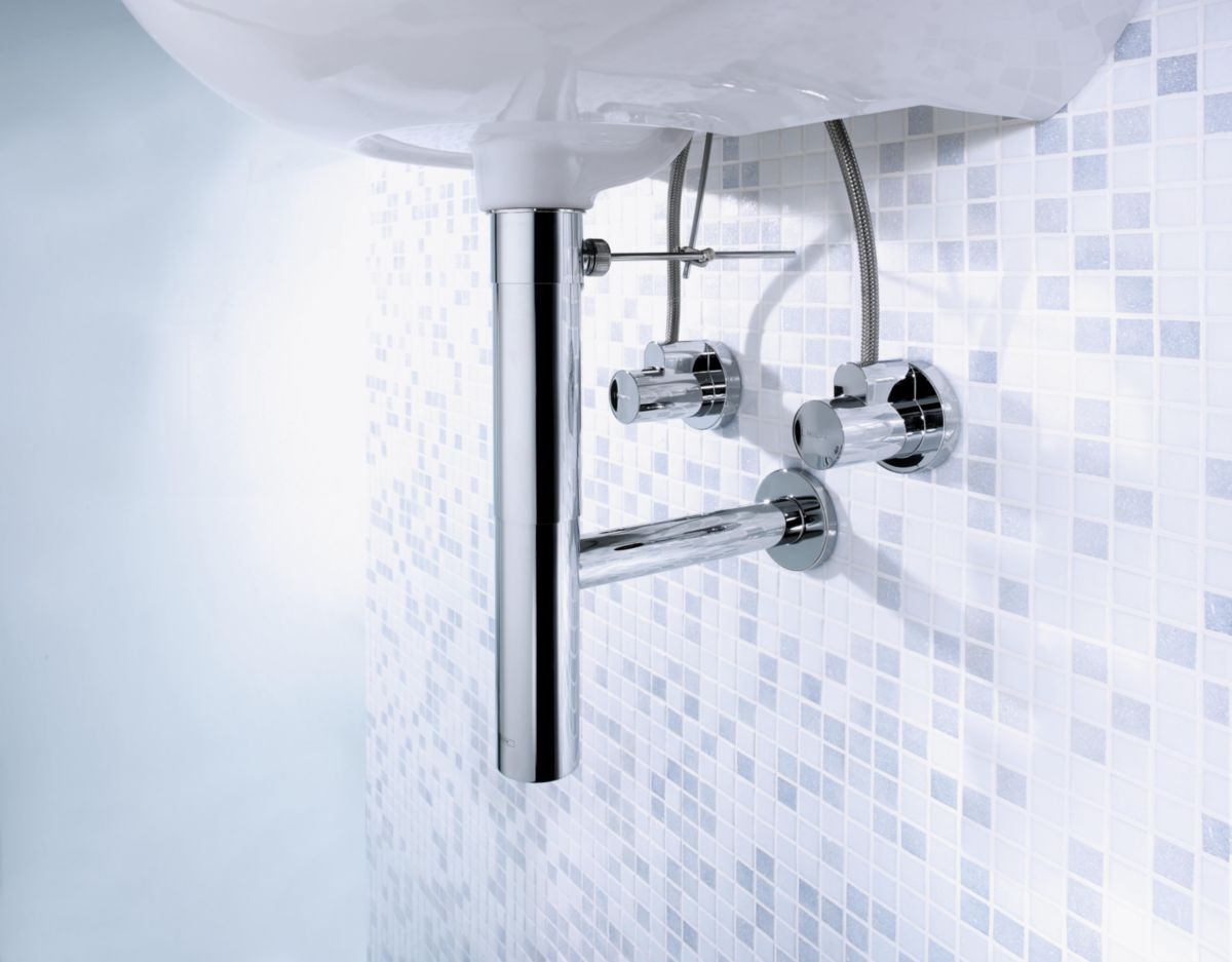 hansgrohe Siphon design Flowstar, Chromé poli