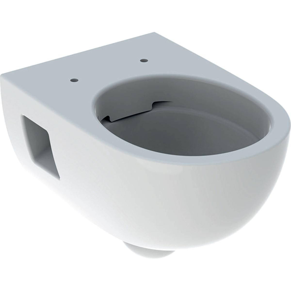 Wc suspendu à fond creux Renova - semi-caréné - Rimfree - 53 cm - blanc Réf. 203070000