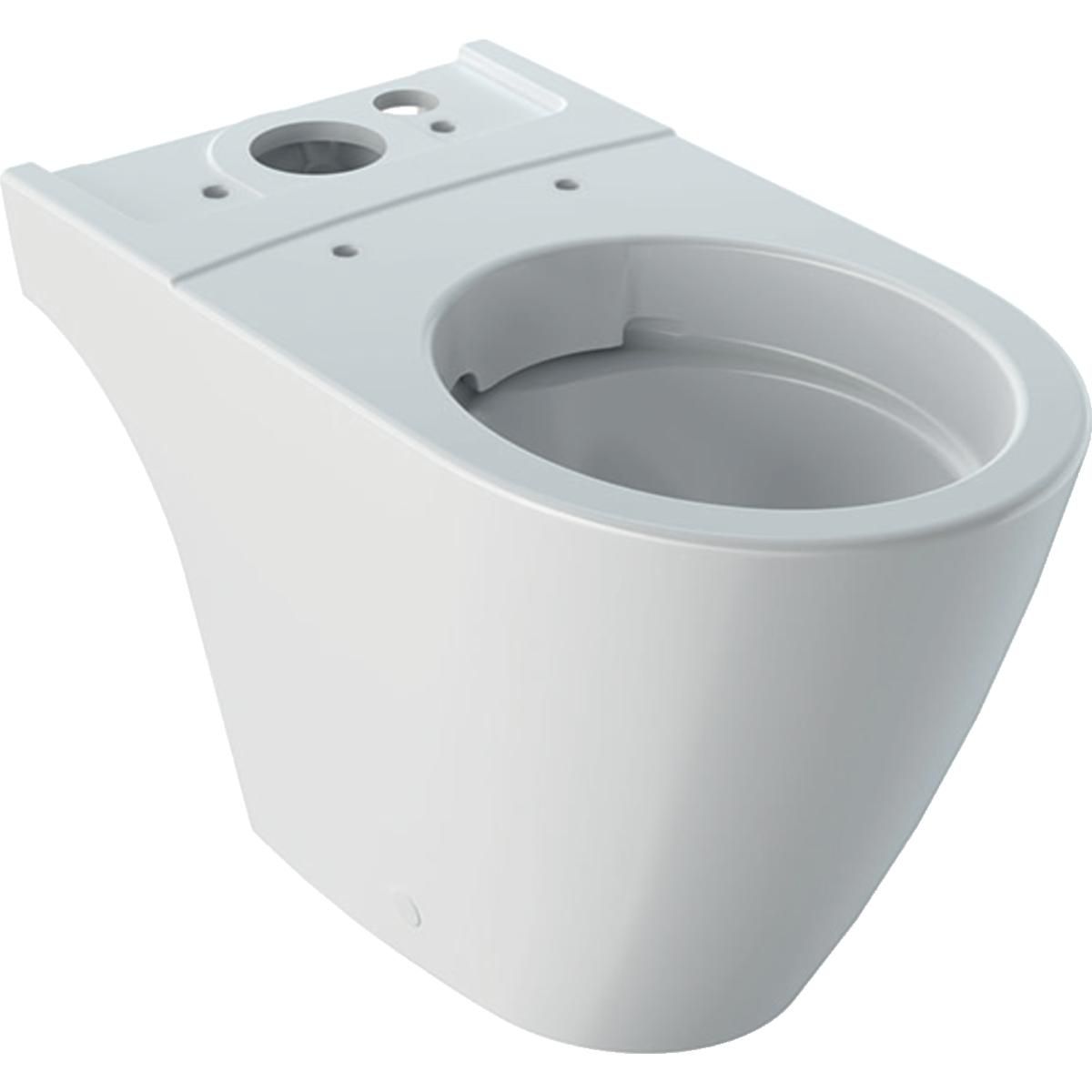 Wc au sol iCon - pour réservoir attenant - cuvette de Wc à fond creux - caréné - Rimfree - 63,5 cm - blanc Réf. 200460000