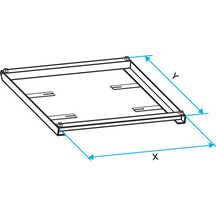 Cadre à sceller pour les tourelles de ventilation et désenfumage F400-120 VELONE  8.5 / 13.0 11021292