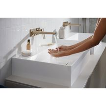 hansgrohe Xevolos E Lavabo à poser 600/480 sans trop plein ni trou pour robinet, SmartClean, Blanc