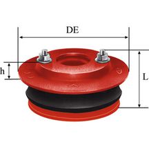 Bouchon expansible SMU S fonte diamètre nominal 50mm Réf. 156374 PAM