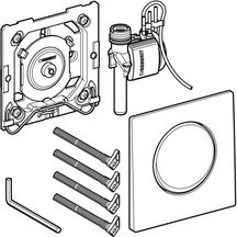 Déclenchement HyTouch Mambo pneumatique encastré pour urinoir, acier inoxydable brossé réf. 116013FW1