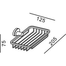 Porte-savon Alterna Rondo avec grille carrée