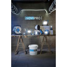 Projecteur de chantier en aluminium sur secteur repliable 30W Novipro