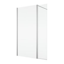 Paroi DIVERA fixe montée seule avec élément pivotant 1400x2000 poli brillant vitrage transparent Réf. D22WI31405007