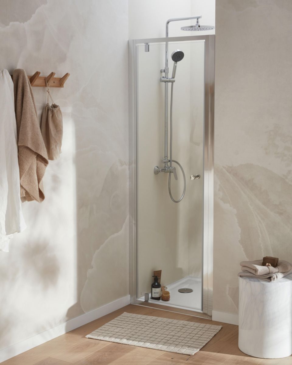 Porte de douche pivotante SERENITY 90 cm chromé Réf. E14P90GA