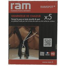 Ramspot lot de 5 avec 5 rallonges - Réf. 59202