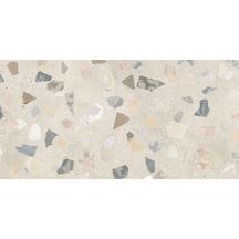 Grès cérame Cinca Retro Blanc Os Terrazzo mat rectifié 60 x 120 cm 9465