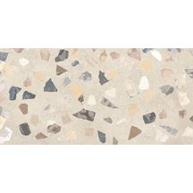 Grès cérame Cinca Retro Sable Terrazzo mat rectifié 60 x 120 cm 9466