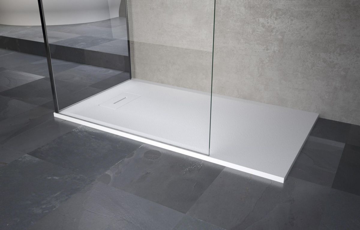 REC.DE DOUCHE NOVOSOLID 90X90 B.3,5 CM BLANC