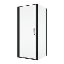 Porte DIVERA pivotante - ouverture intérieure / extérieure - 900x2000 - POLIBRILLANT - Vitrage Transparent (07) 6 mm Réf :D22T10905007