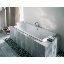 Baignoire EVOK 190x90 avec pieds réglables blanc réf. E60270-00