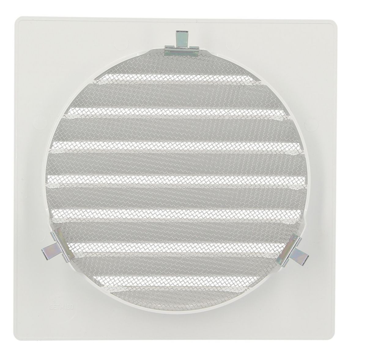 Grille d'aération spéciale façade blanc 1GETM16B pour tube PVC