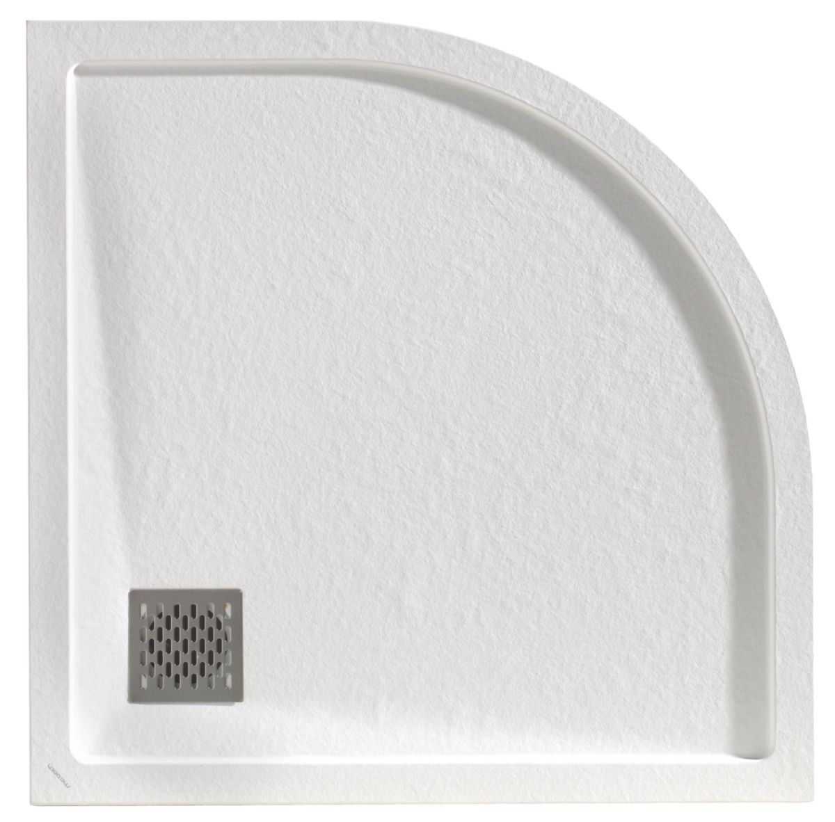 Receveur Malenke Q6 angle nox cadre 90 x 90 blanco MCBATH Réf. 01Q6BL09000900M