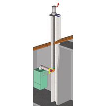 Kit de raccordement pour système étanche TEN PRESSION KIT C3 Inox diamètre : 80 réf. 057933