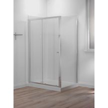 Porte de douche coulissante 100 cm chrome E14C100GA