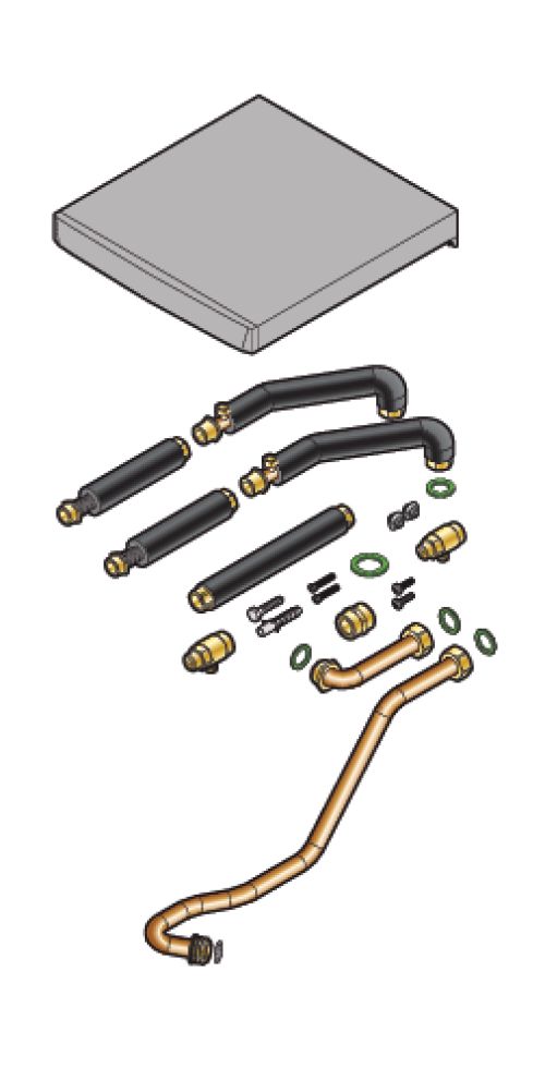 Kit liaison ballon solaire BS220SHL pour chaudière MODULENS AGC colis ER216 réf. 100017431