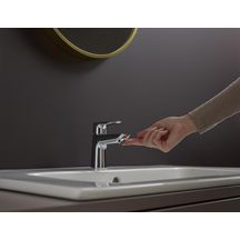 hansgrohe Talis E Mitigeur de lavabo 80, bonde Push-Open, Chrome