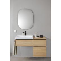 Miroir LED Geberit Option Oval, avec éclairage indirect, 60x80cm