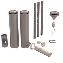 Kit départ Rolux 3CEP Condensation diamètre 160/250mm 1 appareil support trépied.